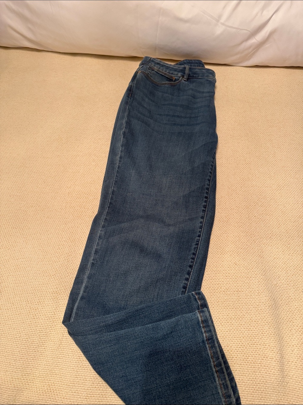 J. Jill Women's Straight-Leg Jeans in Dark Blue Denim
